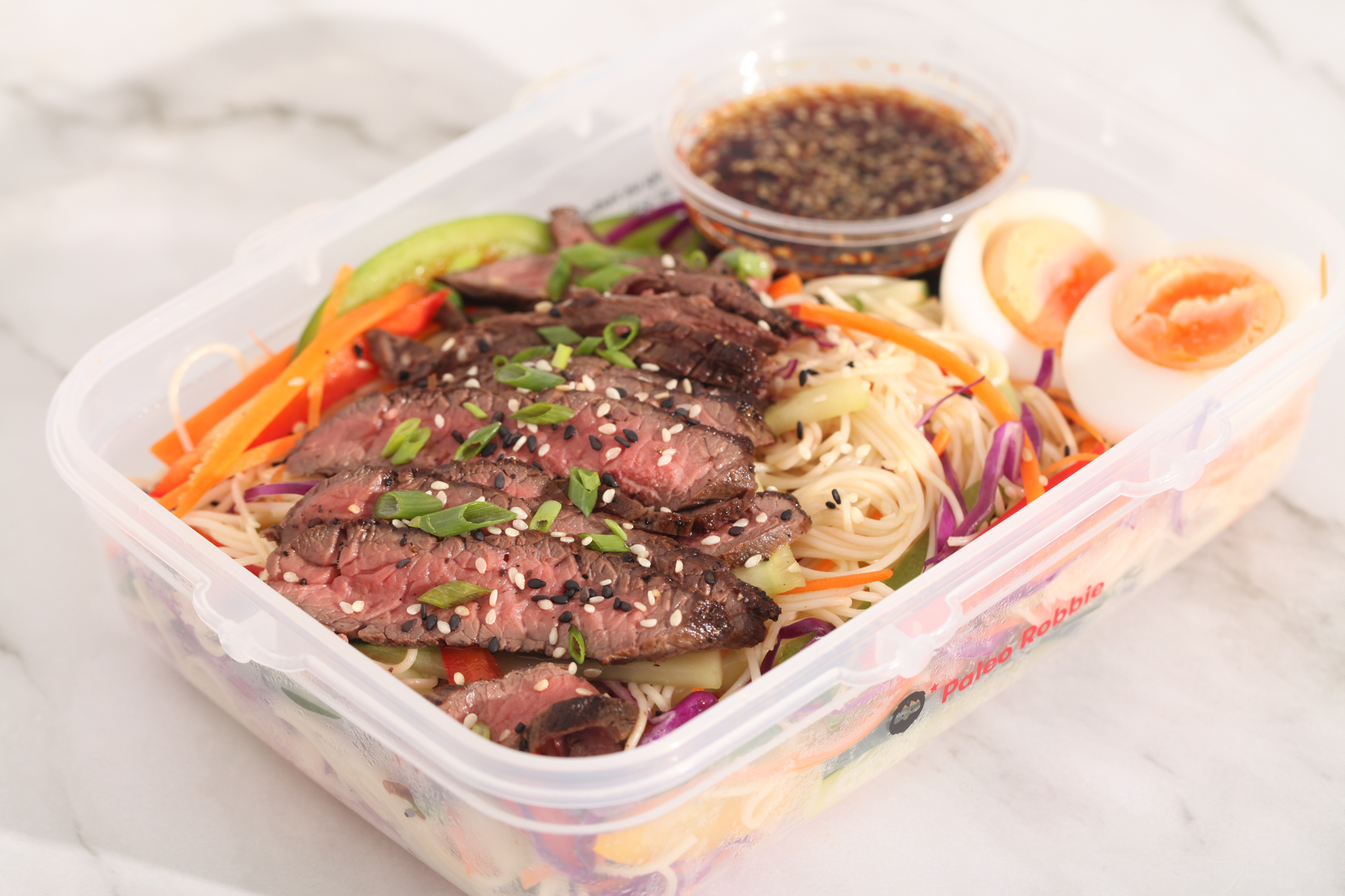 Grass-fed Rump & Somen Noodle Salad